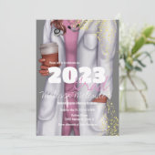 Klasse van 2023 Medische kruiden Zuster Afstuderen Kaart (Staand voorkant)