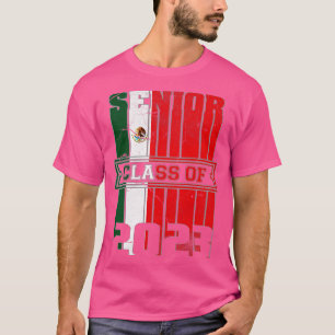 Klasse van 2023 Mexicaanse vlag T-shirt
