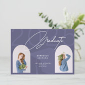 Klasse van 2023 minimalistische elegant 2 foto's a (Staand voorkant)