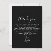 Klasse van 2023 Modern Afstuderen Dank u Kaart (Achterkant)