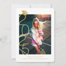 Klasse van 2023 Modern Afstuderen Open House Invit