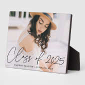 Klasse van 2023 Moderne Afstuderen voor zwart-wits Fotoplaat (Zijkant)