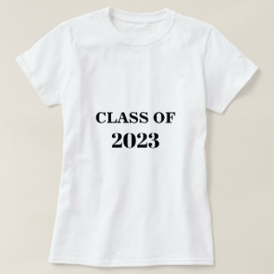 Klasse van 2023 Moderne eenvoudige minimale Afstud T-shirt