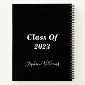Klasse van 2023 Monogrammen van Afstuderen, eenvou Notitieboek (Achterkant)