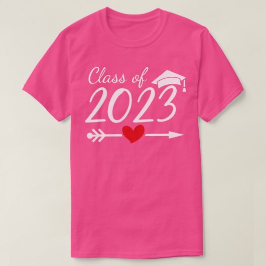 Klasse van 2023 Senior 2023 T-shirt (Design voorkant)