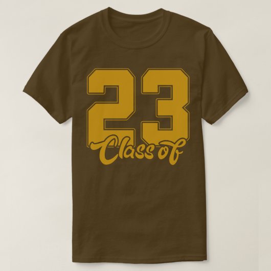Klasse van 2023 Senior 2023 T-shirt (Design voorkant)