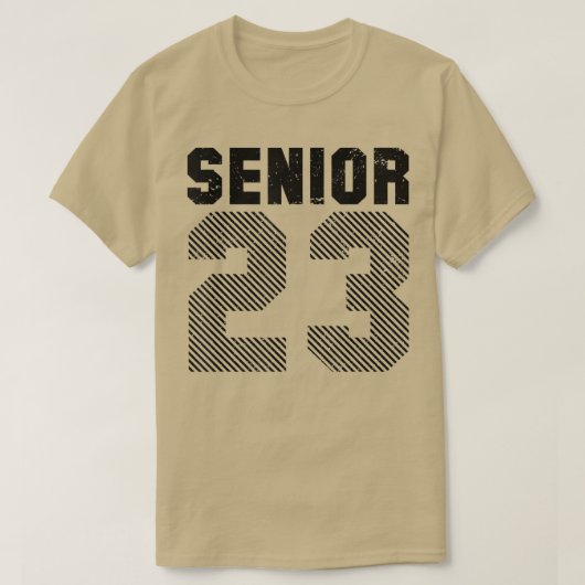 Klasse van 2023 Senior 2023 T-shirt (Design voorkant)