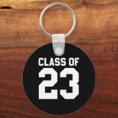 Klasse van 2023 Senior Afstuderen terug naar schoo Sleutelhanger (Achterkant)