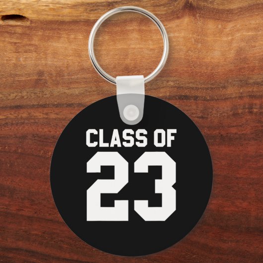 Klasse van 2023 Senior Afstuderen terug naar schoo Sleutelhanger (Achterkant)