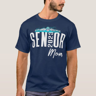 Klasse van 2023 Senior Mam Swim Team Swimmer Match T-shirt