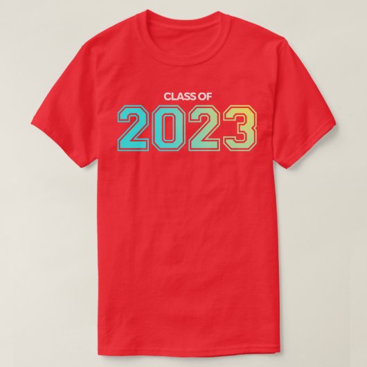 Klasse van 2023 t-shirt (Design voorkant)