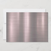 Klasse van 2023 Trendy Roos Gold Photo Afstuderen Aankondiging (Achterkant)