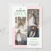 Klasse van 2023: vier foto's, doorschijnend, afstu aankondiging (Voorkant)