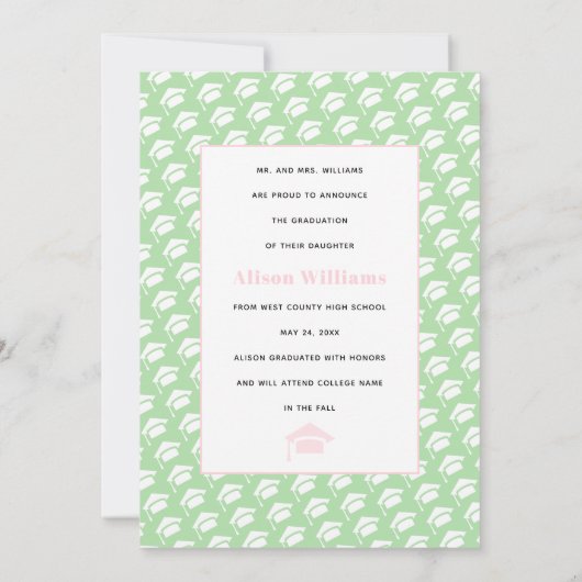 Klasse van 2023: vier foto's, doorschijnend, afstu aankondiging (Achterkant)