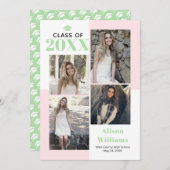 Klasse van 2023: vier foto's, doorschijnend, afstu aankondiging (Voorkant / Achterkant)