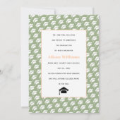 Klasse van 2023 vier foto's van perziksage-afstude aankondiging (Achterkant)