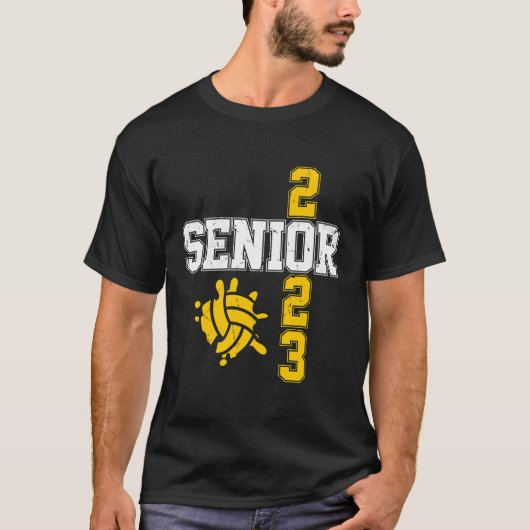 Klasse van 2023 VolleybalAfstuderen van 2023 T-shirt (Voorkant)