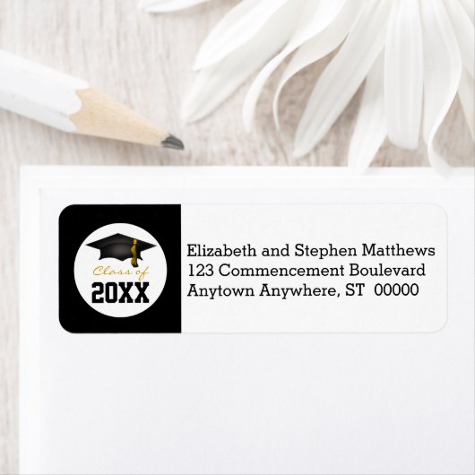 Klasse van 2024 2025 Graduation Cap Etiket (Insitu)