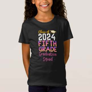 Klasse van 2024 - 5th Grade Afstuderen Squad T-Shi T-shirt