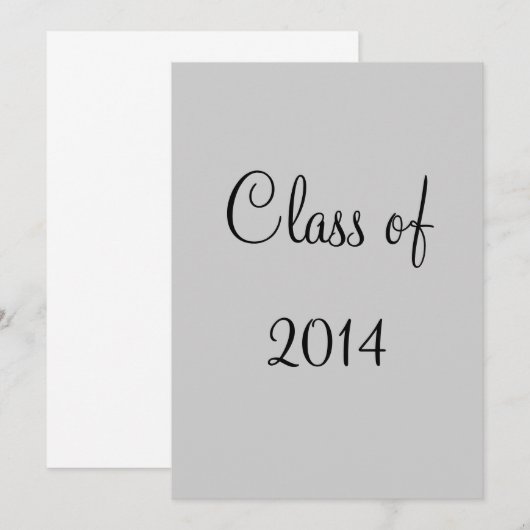 Klasse van 2024 aankondiging (Voorkant / Achterkant)