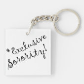 "Klasse van 2024" Acryl Sleutelhanger (Achterkant)