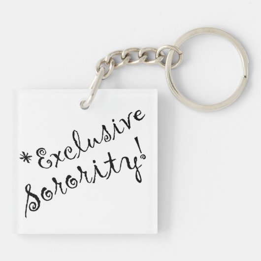 "Klasse van 2024" Acryl Sleutelhanger (Achterkant)