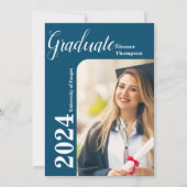 Klasse van 2024 Afstudeerder: Modern zwart-wit fot Kaart (Voorkant)