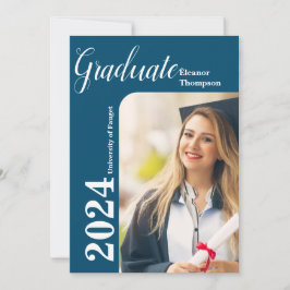 Klasse van 2024 Afstudeerder: Modern zwart-wit fot Kaart