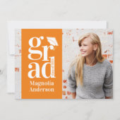 Klasse van 2024 AFSTUDEERDER Multi Photo Afstudere Aankondiging (Voorkant)