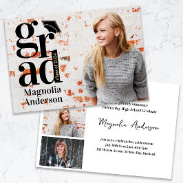 Klasse van 2024 AFSTUDEERDER Multi Photo Afstudere Aankondiging