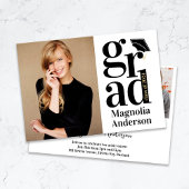 Klasse van 2024 AFSTUDEERDER Multi Photo Afstudere Aankondiging