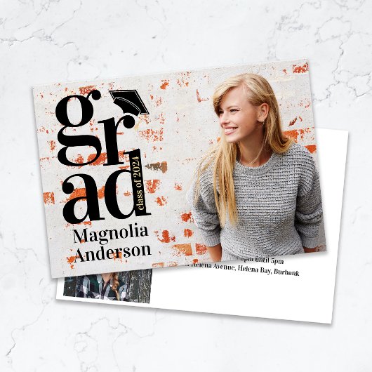 Klasse van 2024 AFSTUDEERDER Multi Photo Afstudere Aankondiging