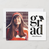Klasse van 2024 AFSTUDEERDER Multi Photo Afstudere Kaart (Voorkant)