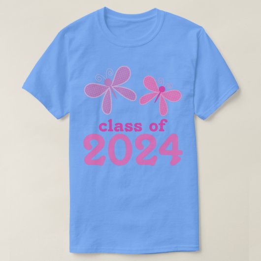 Klasse van 2024 Afstuderen 1 T-shirt (Design voorkant)