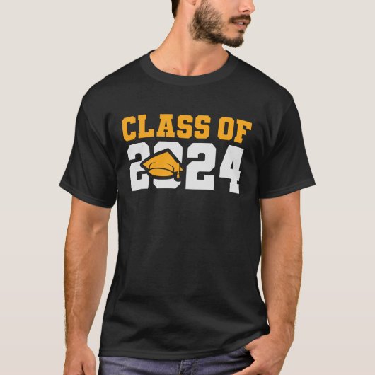 Klasse van 2024 - Afstuderen 2024 T-shirt (Voorkant)