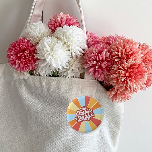 Klasse van 2024 Afstuderen Celebration Ronde Button 5,7 Cm