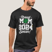 Klasse van 2024 Afstuderen Cheer Mom Senior 2024 T-shirt (Voorkant)