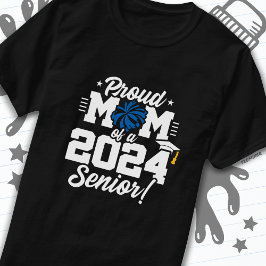Klasse van 2024 Afstuderen Cheer Mom Senior 2024 T-shirt