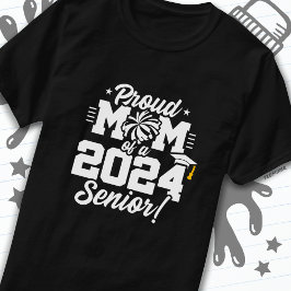 Klasse van 2024 Afstuderen Cheer Mom Senior 2024 T-shirt
