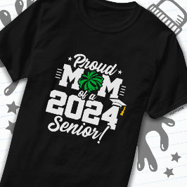 Klasse van 2024 Afstuderen Cheer Mom Senior 2024 T-shirt