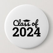 Klasse van 2024 Afstuderen dag Ronde Button 4,0 Cm (Voorkant)