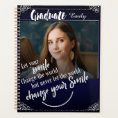 Klasse van 2024 Afstuderen foto Inspirerend woorde Planner (Voorkant)
