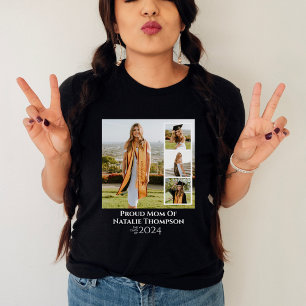 Klasse van 2024 Afstuderen Fotocollage Custom T-shirt