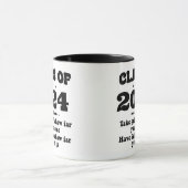 Klasse van 2024 Afstuderen Gifts Gepersonaliseerd Mok (Midden)