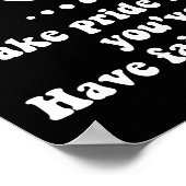 Klasse van 2024 Afstuderen Gifts Gepersonaliseerd Poster (Hoek)