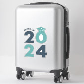 Klasse van 2024 Afstuderen ontwerp Sticker (Koffer)