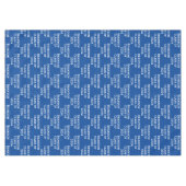 Klasse van 2024 Blauw Wit Afstuderen Tafelkleed (Voorkant (Horizontaal))
