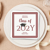 Klasse van 2024 Bourgondië Afstuderen Afstudeerfee Servetten