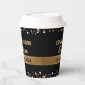 Klasse van 2024 Confetti Afstuderen Papieren Bekers (Links)