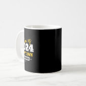 Klasse van 2024 Count Down Fun Afstudeerder 2022 E Koffiemok (Voorkant links)